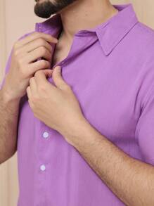 Men Shirts - Púrpura malva - Ver 6
