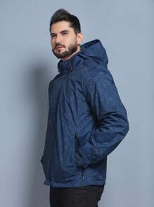 Men Shell Jackets - Màu xanh hải quân - Xem 7