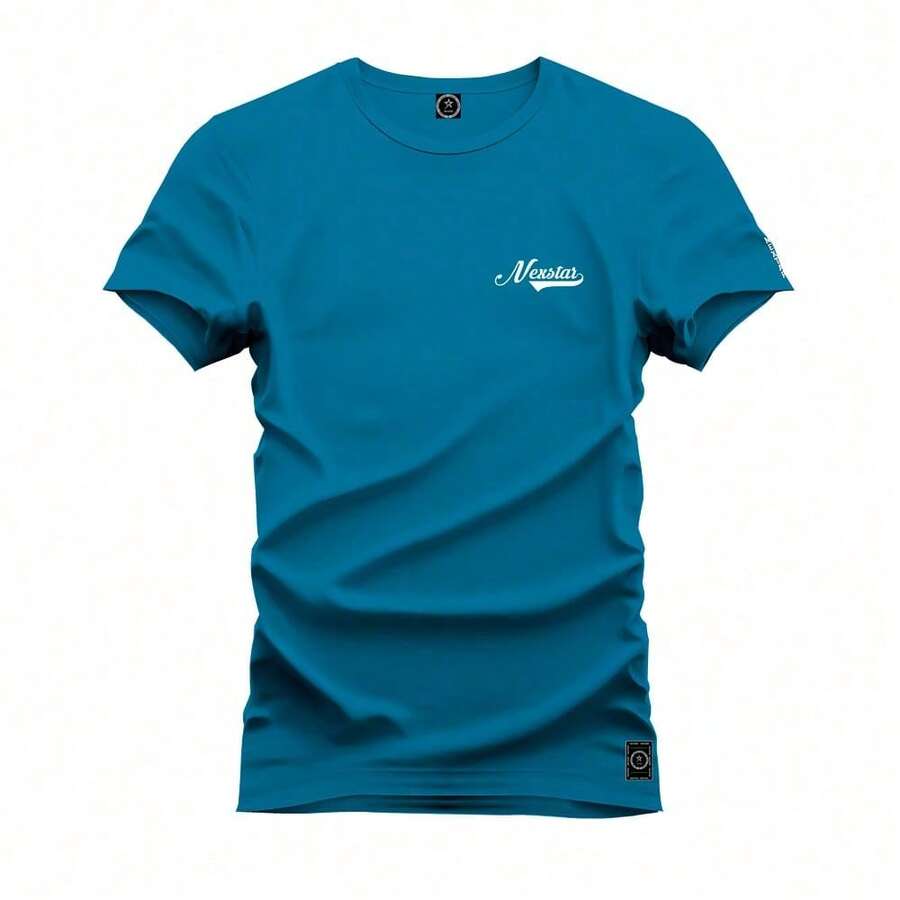 Men T-Shirts - 藍色 - 查看 1
