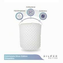 Colchoneta / Sobrecolchón – Con Ondas de Masaje - SILVER EDITION - Blanco - Ver 2