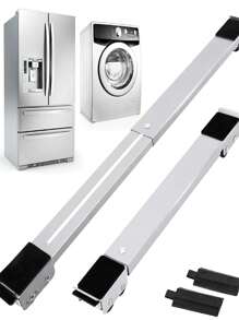 Base con ruedas ajustable para estufa, lavadora, refrigerador - Multicolor - Ver 1