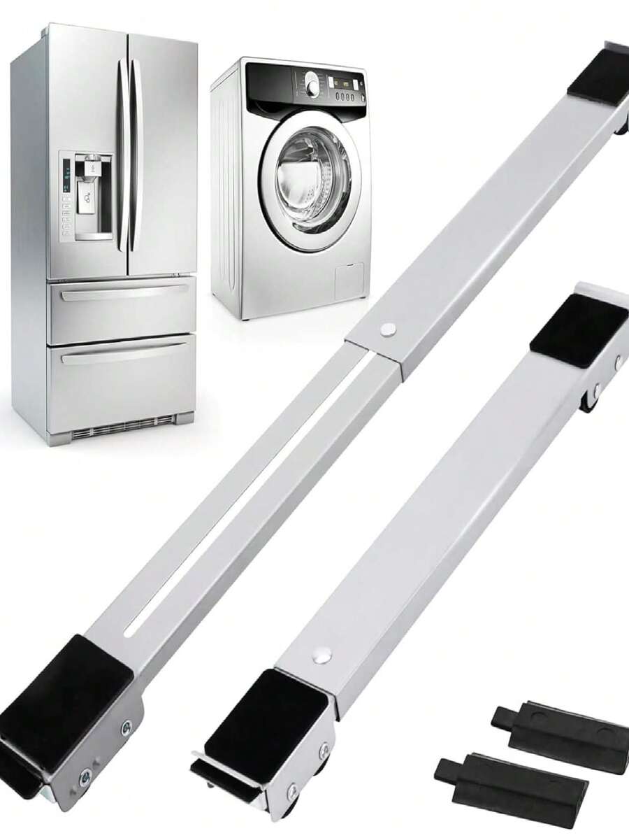 Base con ruedas ajustable para estufa, lavadora, refrigerador - Multicolor - Ver 1