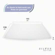 Colchoneta / Sobrecolchón – Con Ondas de Masaje - SILVER EDITION - Blanco - Ver 6