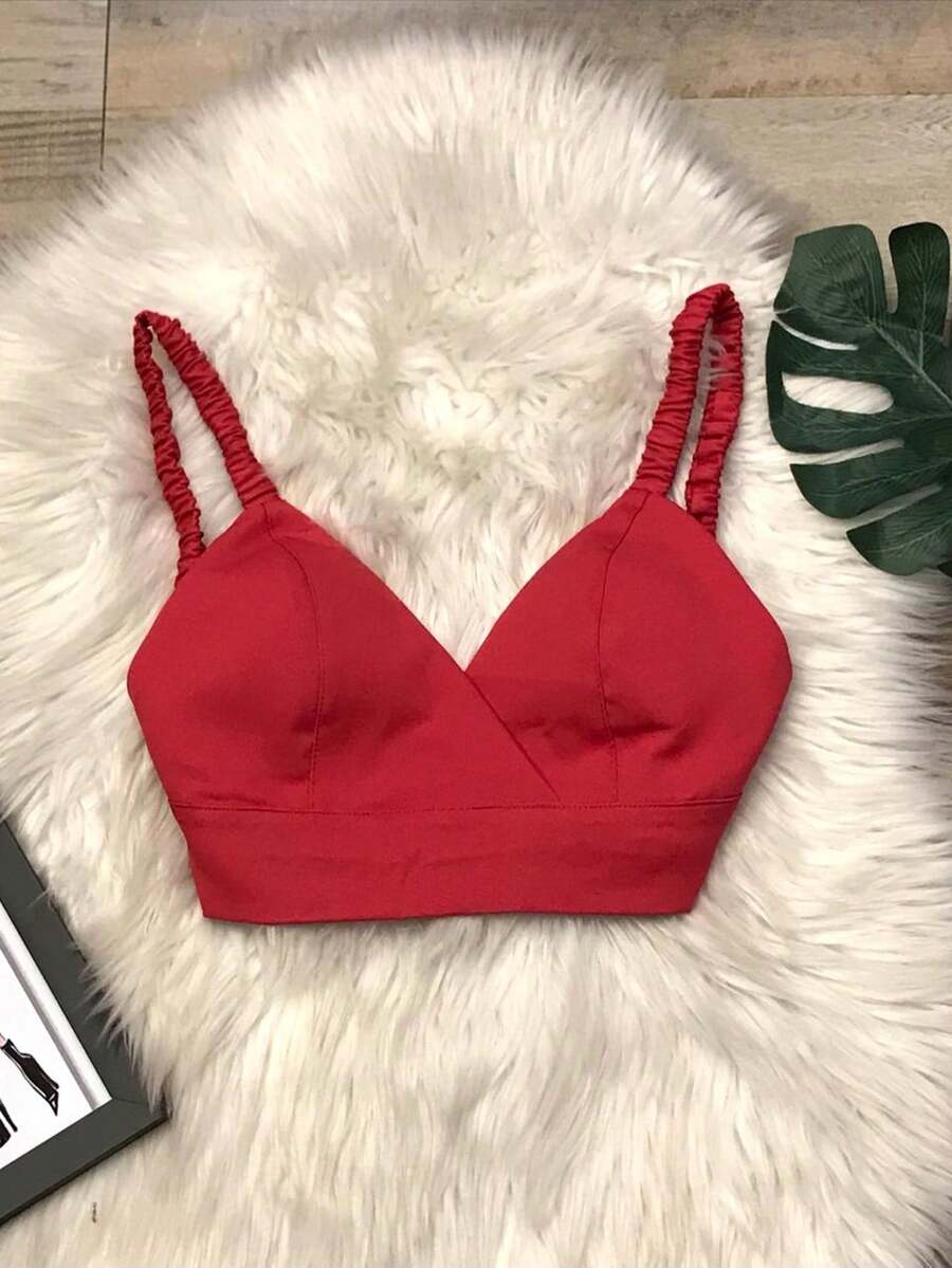Women Tank Tops & Camis - Màu Hồng Tươi - Xem 1