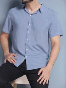 Men Shirts - Light Grey - View 5