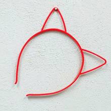 DIADEMA OREJAS DE GATO - Rojo - Ver 1