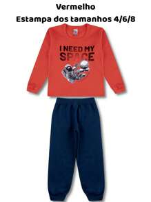 2 Piece Kit Boys' Sweatshirt Set - 1 Top And 1 Trousers Boys' Winter Clothing