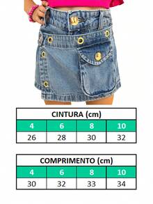 Young Girls Shorts - Rửa trung bình - Xem 6