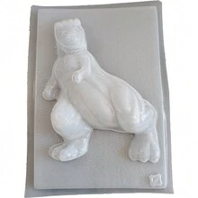 Molde Para Gelatina En Forma de Dinosaurio T-Rex Para Niños - Blanco - Ver 2