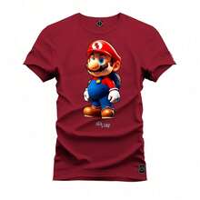Men T-Shirts - 紅色 - 查看 1