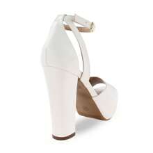 Women Heeled Sandals - White - View 4