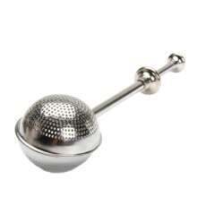 1 Pieza Infusor De Té Estilo Prensa 18/8 De Acero Inoxidable Completo - Plateado - Ver 8