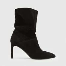 All Saints Giày bốt da lộn Orlana - màu đen - Xem 1