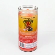 Veladora, Vela, Ven Dinero, Aromática, 14 Días, Esoterismo, Intención para atraer la buena fortuna, dinero, abundancia, éxito en lo profesional y los negocios - Rojo - Ver 9