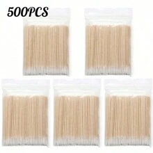 500 que gỗ nhọn đơn, dùng để vệ sinh, chấm keo, dụng cụ làm móng, dụng cụ làm móng, dụng cụ nghệ thuật làm móng, trở lại trường, làm móng, dụng cụ làm móng để ấn vào móng tay - trái cam - Xem 1