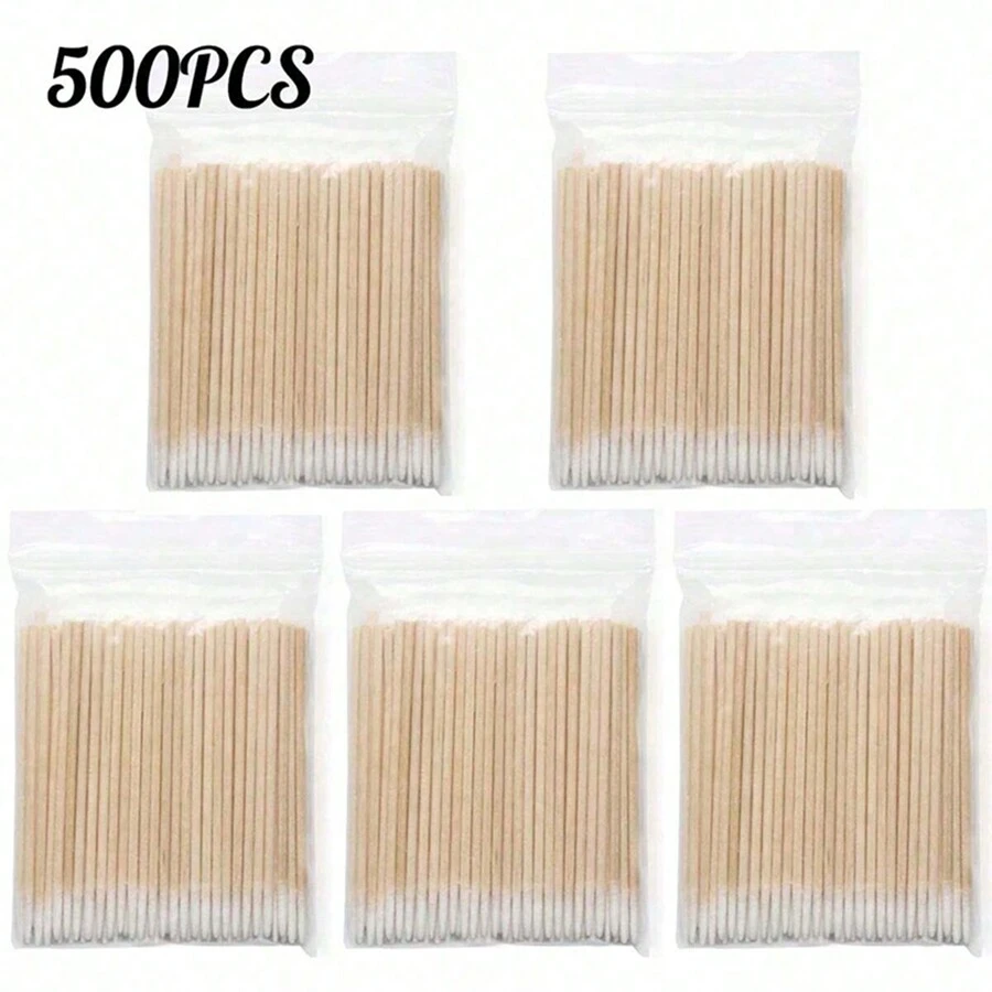 500 que gỗ nhọn đơn, dùng để vệ sinh, chấm keo, dụng cụ làm móng, dụng cụ làm móng, dụng cụ nghệ thuật làm móng, trở lại trường, làm móng, dụng cụ làm móng để ấn vào móng tay - trái cam - Xem 1