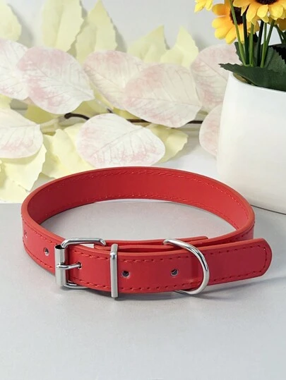 寵物用品庞克風格pu多色中小型犬頸圈