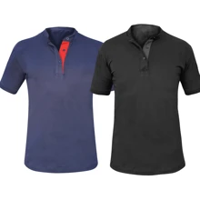 Men Polo Shirts - xanh và đen - Xem 1