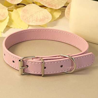 Pet Supplies Punk Style Pu Multicolor Dog Collar For Medium And Small Dogs