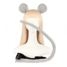 1 Băng đô tai chuột chân thực, Phụ kiện cosplay chuột Hamster, Đạo cụ biểu diễn - Nhiều màu - Xem 11