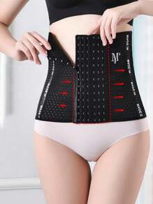 1入組女士束腰帶，減肥、控制肚子、整形、健身、產後支撐帶、運動專用 - 黑色 - 查看 5