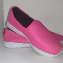 Women Wedge Sneakers - Bubblegum Pink - View 1