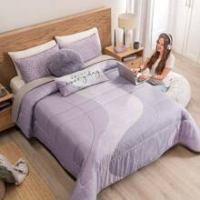 Edredon Lila Aruba Premium - Lila Púrpura - Ver 1