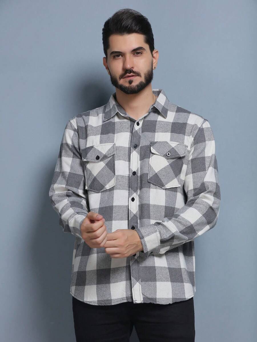 Men Shirts - Gris Claro - Ver 1