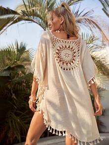 Women Cover Ups - Màu be - Xem 2