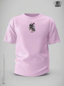 Men T-Shirts - Màu Hồng baby - Xem 1