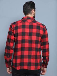 Men Shirts - สีแดง - ดู 2