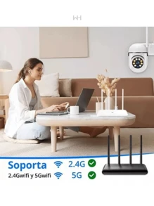 Cámara de Seguridad Exterior, Seguridad para el Hogar, Seguridad de Interiores, Electrónica - Blanco - Ver 4