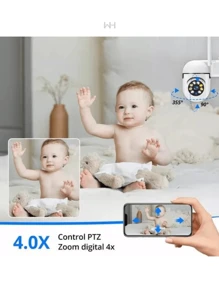 Cámara de Seguridad Exterior, Seguridad para el Hogar, Seguridad de Interiores, Electrónica - Blanco - Ver 5