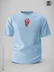 Men T-Shirts - 淺藍色 - 查看 1