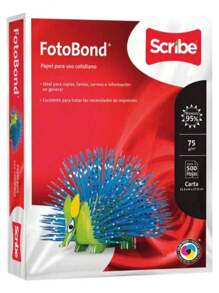Paquete de 500 hojas blancas Foto Bond MEGAN SHOP