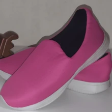 Women Wedge Sneakers - Bubblegum Pink - View 2