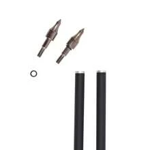 12 Carbon Blend Crossbow Arrows 8.8mm Diameter With Removable Arrowheads - Hunting Arrows - Crossbow Arrows - Blue - View 6