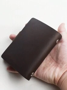 Vintage Planning Notebook With Grid/Dot Paper - Coffee Brown - View 8