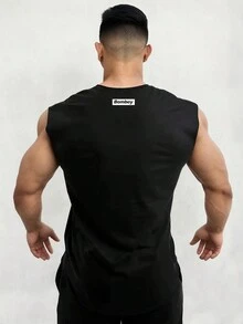 Men T-Shirts - 黑色 - 查看 3
