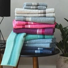 Emcompre Towel Sets - Xám - Xem 6