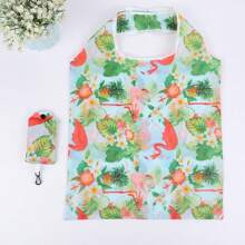 1 件大号防水可重复使用杂货袋沙滩袋 - 可折叠超市购物袋，用于储存和机洗手提袋书包，返校背包，便携，轻便，适合青少年女孩女大学生，非常适合返校、大学 - 黑色 - 查看 12