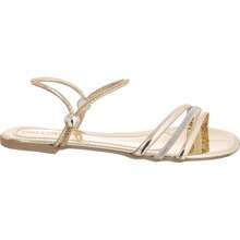 Women Flat Sandals - Vàng - Xem 4