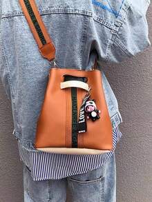 Women Shoulder Bags - 駝色 - 查看 5