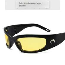 Men Sunglasses Street Fashion Gift For Friend - Yellow - View 2
