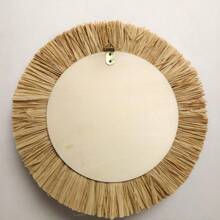 1pc Natural Rattan Vine Woven Flower Wall Art, Indoor Decoration Hanging Ornament,Home Decor ,Room Decor,Wall Decor