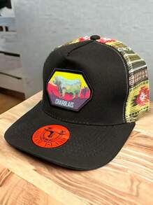 Gorra Semicurva Dream Rancho "Charolais" Calidad Premium - Gris - Ver 1