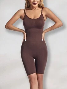 Mujer Enterizo Faja Con Soporte De Pecho, Abdominal Postparto Binder, Faja Apretada De Cintura Y Cadera, Ropa Interior Levantadora De Glúteos