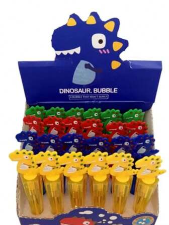 24 burbujas de gel, tubos llenos de ge,l NO VACIOS, listos para usarse, Lindo juguete varita de burbujas dibujos animados juguetes de burbujas de gel para niños 24 piezas adorno fiesta, soplador, diversion