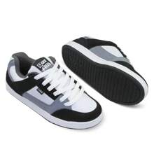 Qix Skateboards Men Sneakers - 黑色和灰色 - 查看 2