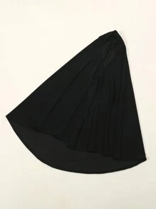 1 件女士头巾，即时实用头巾，覆盖肩膀，适合日常佩戴，纯色，适合罩袍、Shayla、Tudong，即时长款 Khimar 头巾透气帽 - 純色方便頭巾 - 查看 4